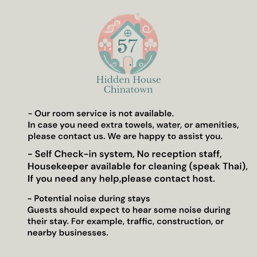 Hotel 57 Hidden House Bkk Chinatown Bangkok Exterior foto